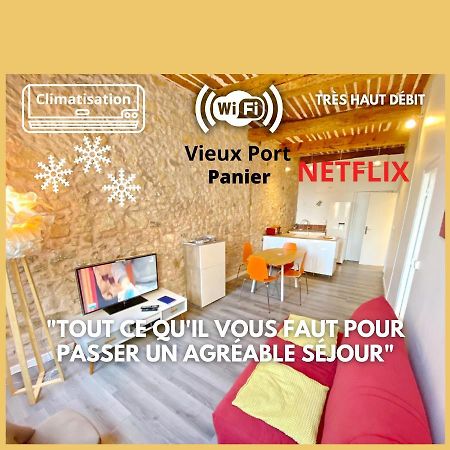 Vieux Port Proximite Panier Clim Central Cachet Marseille Luaran gambar